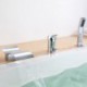 Bathtub Tap - Contemporary - Waterfall / Handshower Included Chrome)