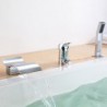 Bathtub Tap - Contemporary - Waterfall / Handshower Included Chrome)