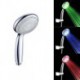 Contemporary A Grade ABS Chrome Finish RGB LED Shower Head - Silver