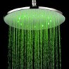 Chrome Finish Round 3 Colors LED Shower Head