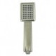 Contemporary ABS Rectangle Handle Shower Head-Nickel Brushed Finish