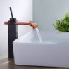 Centerset Single Handle One Hole in Oil-rubbed Bronze Bathroom Sink Tap