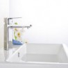 Deck Mounted Single Handle One Hole in Chrome Bathroom Sink Tap