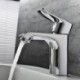 Widespread Single Handle One Hole in Chrome Bathroom Sink Tap