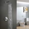 Contemporary Shower Tap with 8 inch Shower Head + Hand Shower