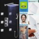 Shower Tap Contemporary LED / Thermostatic / Rain Shower / Sidespray / Handshower Included Brass Chrome