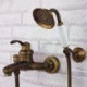 Bathtub Tap Antique Handshower Included Brass Antique Brass