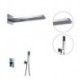 Shower Tap Contemporary Handshower Included / Rain Shower Brass Chrome